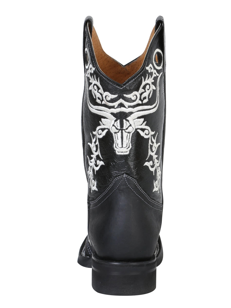 El General Crazy Black Rodeo Boot