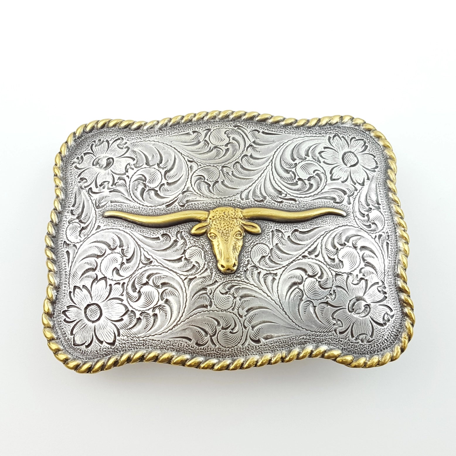 WESTERN LONG HORN BUCKLE