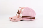 Rusty Spur Pink Gingham Cap