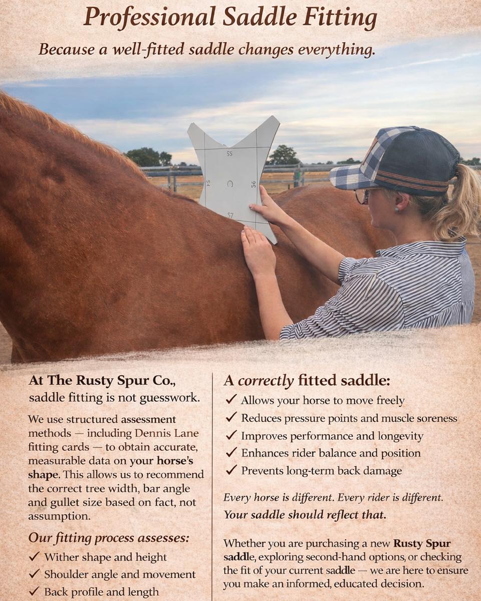 MARCH SADDLE FIT - SUNDAY 22ND - PRECISION FITTING