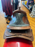 AUS MADE UNBRANDED WESTERN TRAIL SADDLE USED