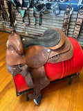 AUS MADE UNBRANDED WESTERN TRAIL SADDLE USED