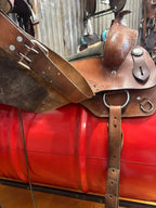 AUS MADE UNBRANDED WESTERN TRAIL SADDLE USED