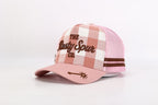 Rusty Spur Pink Gingham Cap