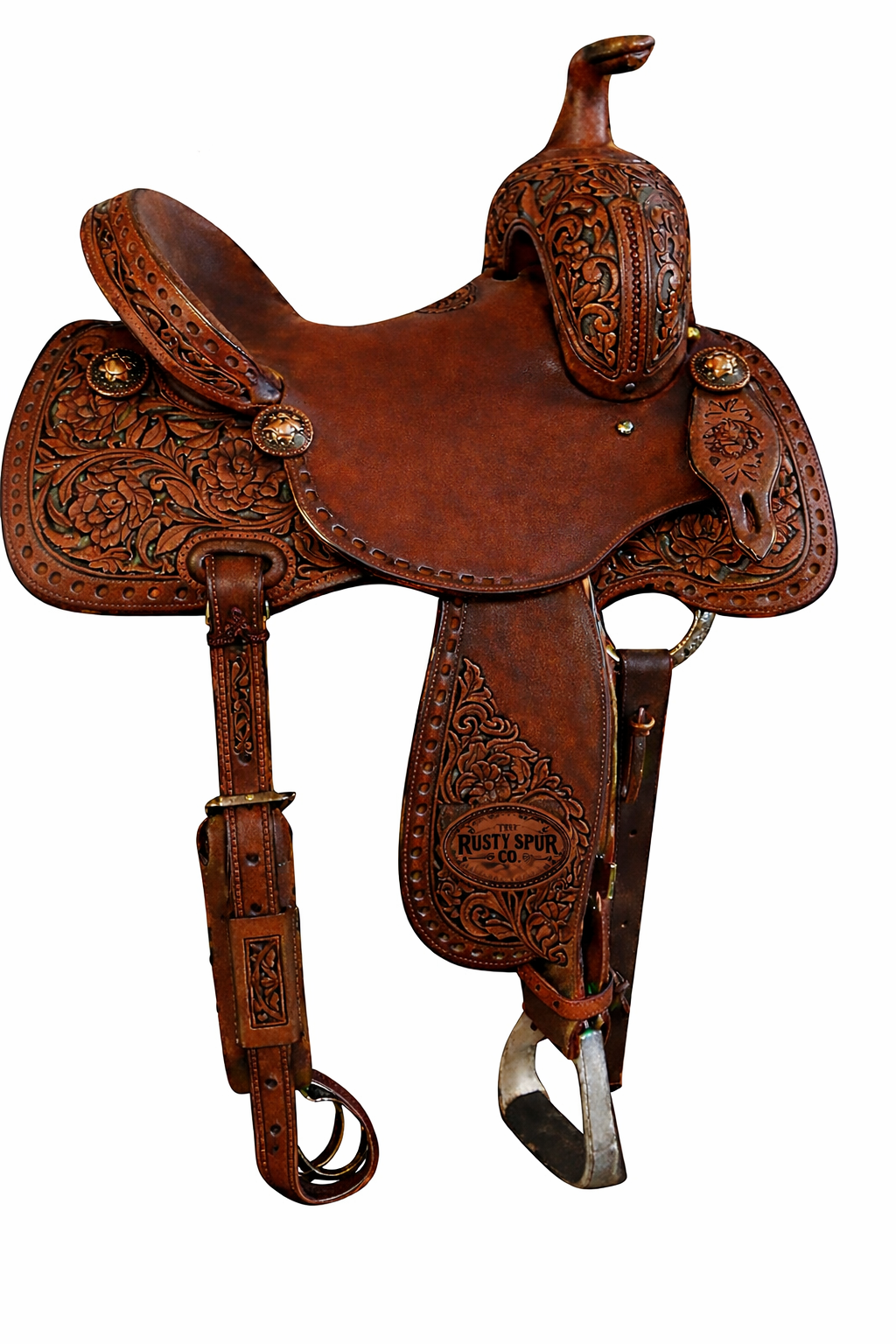 ROSEWOOD ROPING SADDLE