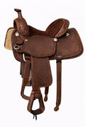 Rusty Signature Barrel Saddle