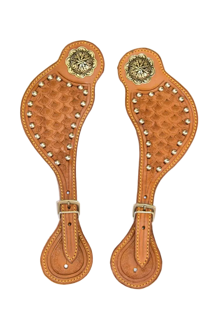 studded ladies spur strap