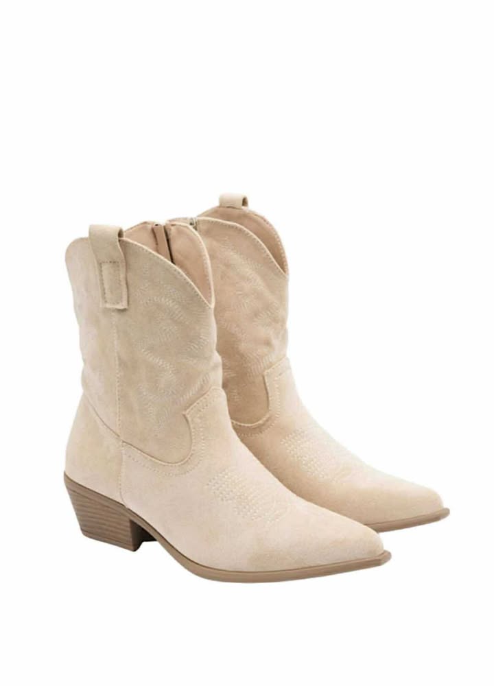 Baxter Women's ADA Western Boot Cream