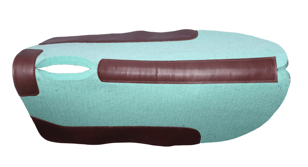MINT GREEN SADDLE PAD [FELT/WOOL HYBRD]