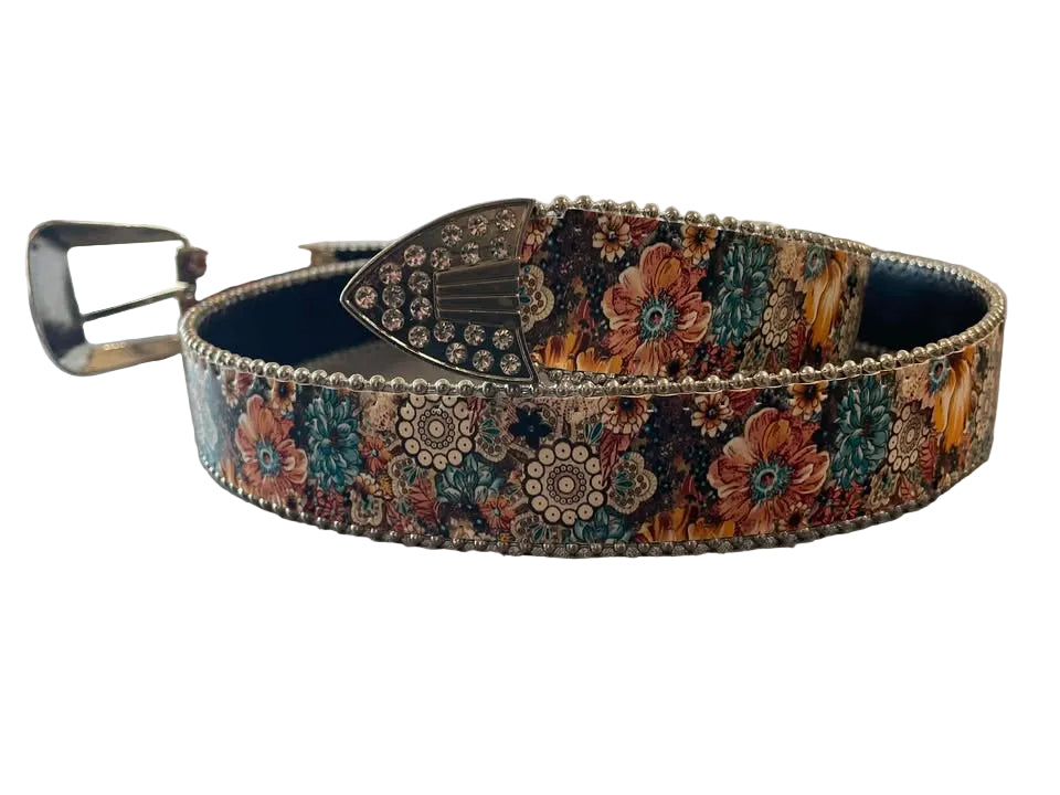 boho floral belt