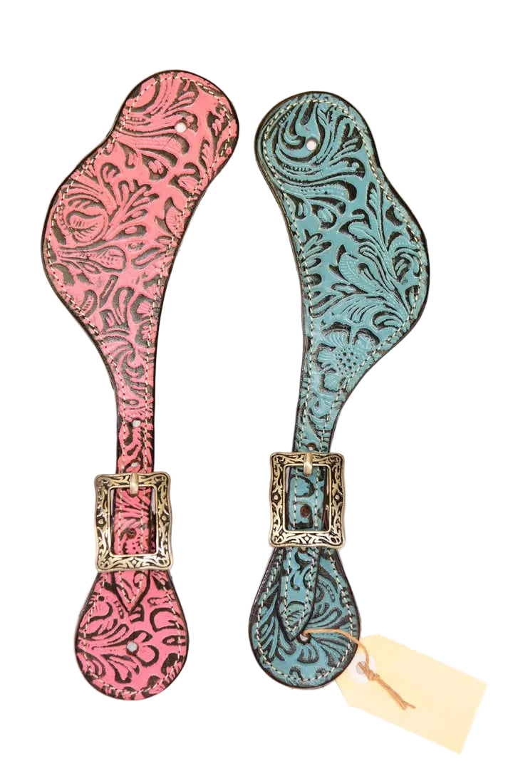 colored spur strap
