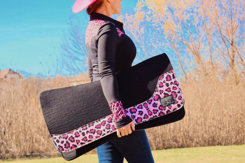 Catty Cowgirl Wool Saddle pad