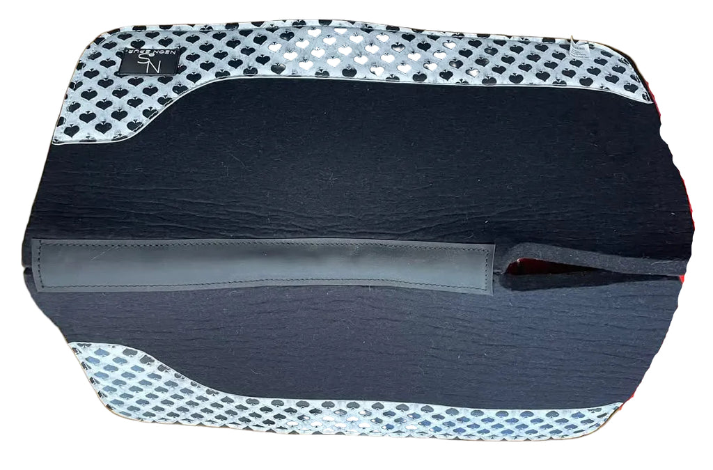 Smokin Spades Wool Saddle Pad