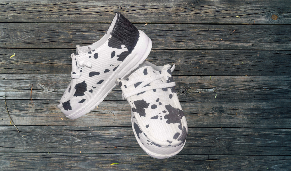 The Rusty Spur co. White insole Cow print Shoes
