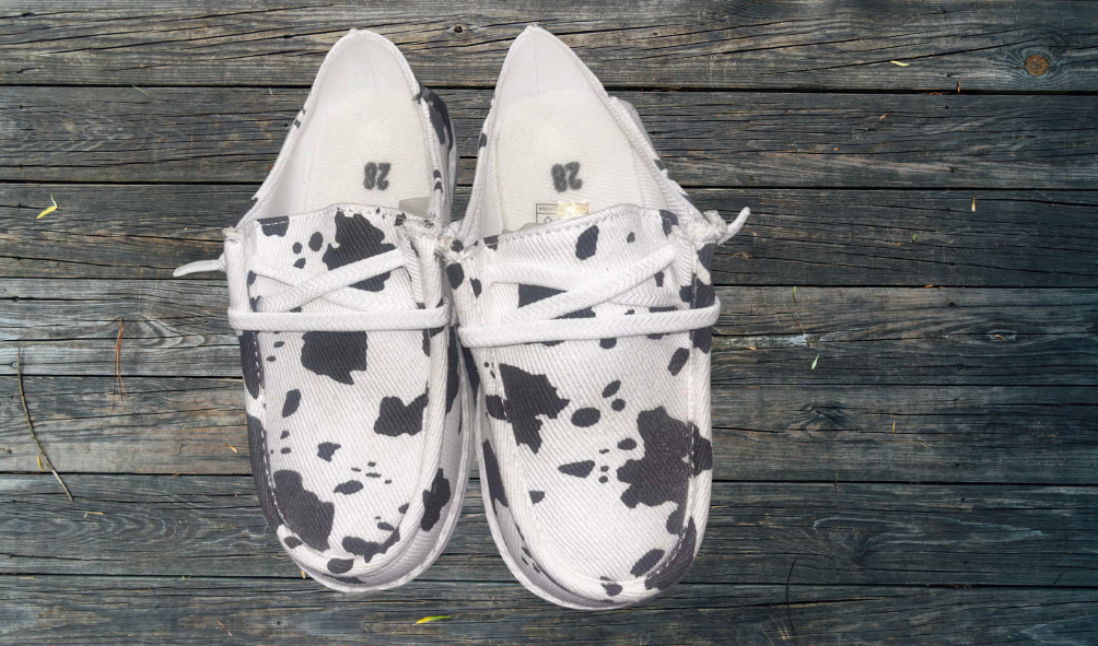 The Rusty Spur co. White insole Cow print Shoes