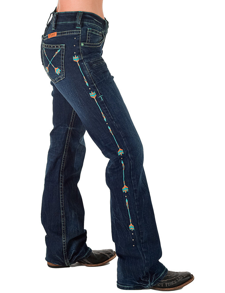 Cowgirl Tuff Turquoise Arrow