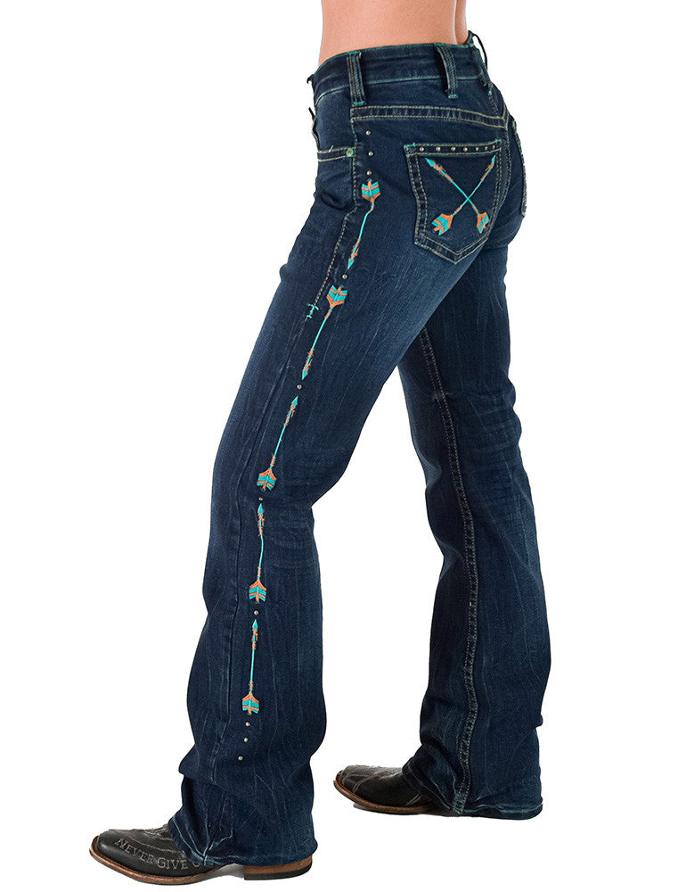 Cowgirl Tuff Turquoise Arrow