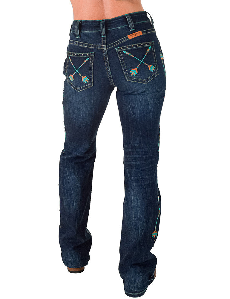 Cowgirl Tuff Turquoise Arrow